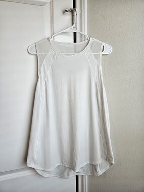 White Lululemon Sculpt Tank Top